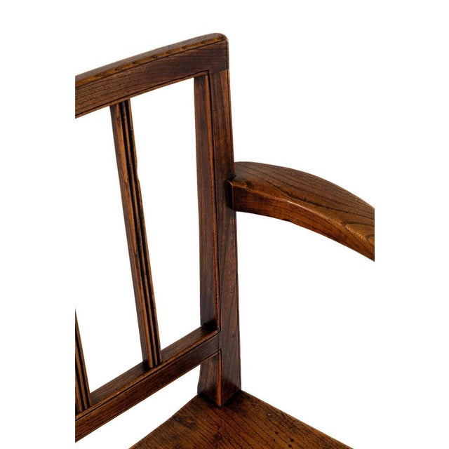 East Anglian Armchair in Elm For Sale - Image 6 of 13