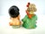 1950s Japanese Ceramic Boy Musician & Little Red Riding Hood Girl Figurines, a Pair For Sale - Image 9 of 14