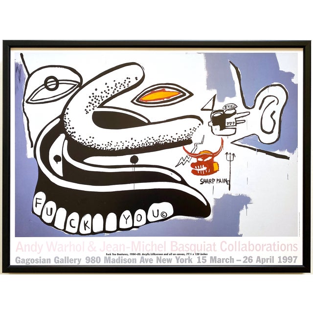バスキア　ポスター　basquiat 1997 展覧会　オリジナル Jean-Michel Basquiat（ジャン ミシェル バスキア） Untitled