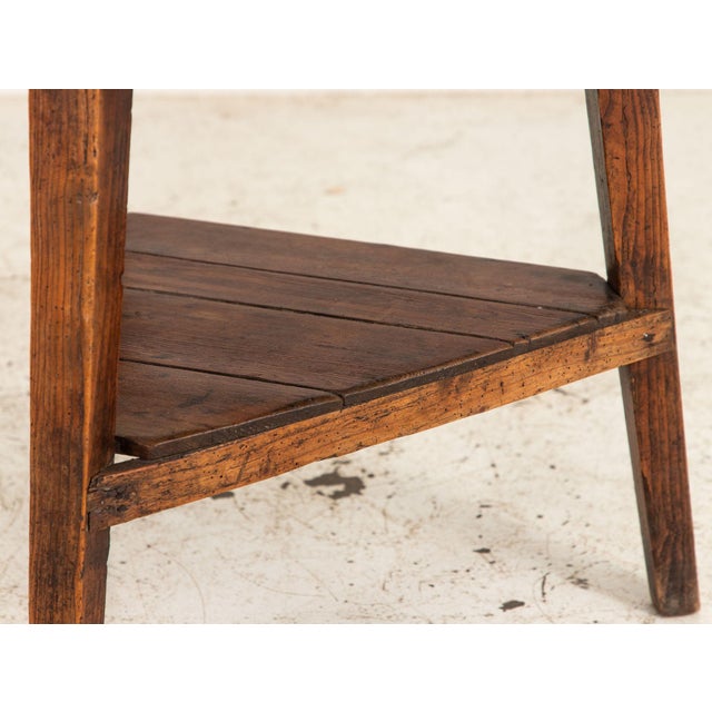 19th Century English Fruitwood Cricket Pub Table For Sale - Image 9 of 9