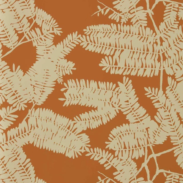Harlequin Extravagance Wallpaper in Paprika - a Sample For Sale