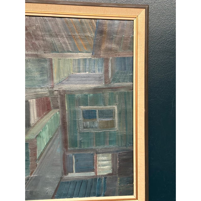Ragnar Svedberg, Landscape Composition, 1950s, Oil Painting on Panel, Framed For Sale - Image 7 of 18