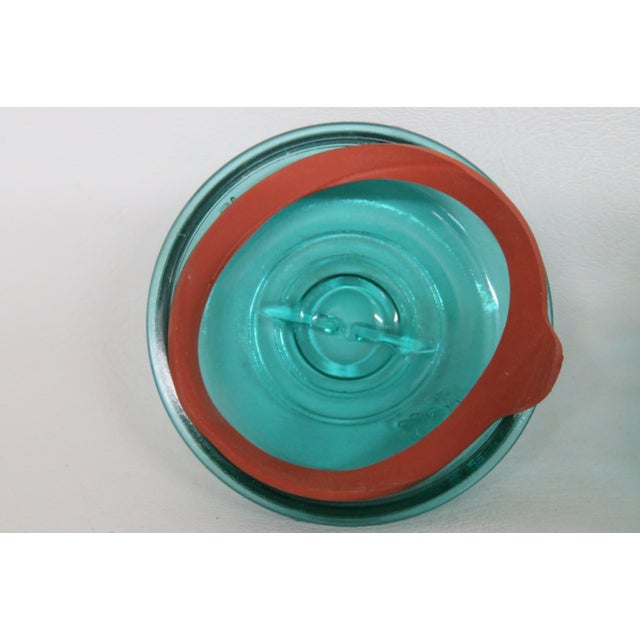 Ball Ideal Bicentennial Eagle Mason Jar With Lid 1976 Vintage Blue Teal 4715b For Sale - Image 14 of 18