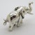 Metal Vintage Italian Handmade Silver Elephant Figurine, 1980s For Sale - Image 7 of 12