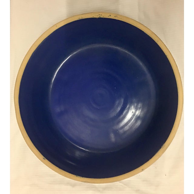 Indigo Blue Ceramic Mixing Bowls Set of 3 Chairish