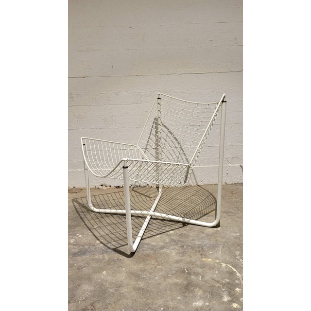 White Järpen Armchair by Niels Gammelgaard for Ikea, 1980s For Sale - Image 8 of 12