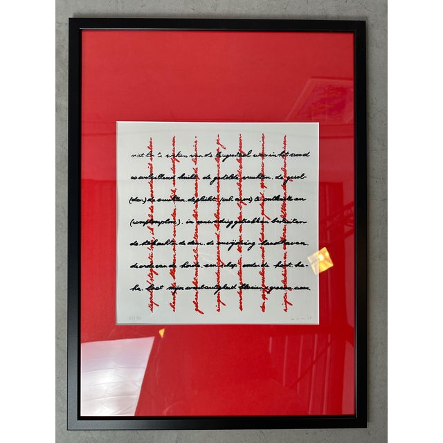 SCREEN PRINT: Marcel Van Maele (Bruges, 1931 – Antwerp, 2009) Screen printed on “Extra Maco Mat” 200 gsm paper. Limited to...