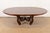 Henredon Italian Provincial Carved Walnut and Burl Wood Pedestal Extension Dining Table, Newly Refinished For Sale - Image 14 of 14