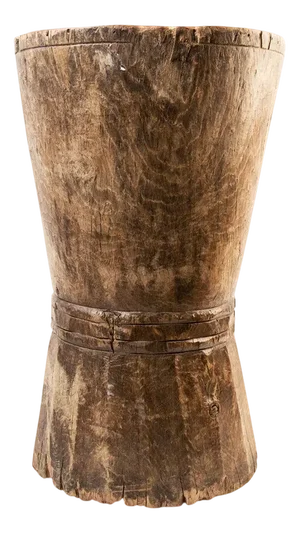 African Grain Stomper Copper Top Table