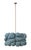 Blue Jamie Young Large Anguilla Chandelier in Blue Wood Beads For Sale - Image 8 of 10