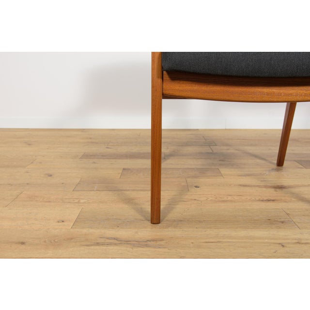 Mid-Century Teak & Leather Armchair by Erik Buck for Ørum Møbelfabrik, Denmark, 1960s For Sale - Image 18 of 18