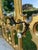 Late 19th Century Restored Gothic Revival Holy Tree With Mirror, Faux Gold Leaf Finish & Original Marble For Sale - Image 14 of 17