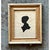 Vintage Silhouette Portrait in Gilt Frame For Sale In West Palm - Image 6 of 13