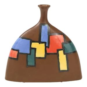 1970's Mid-Century Modern Large Pottery Vase