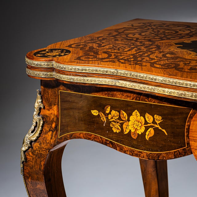 Napoleon III Games Table, France, Late 19th Century For Sale - Image 13 of 14