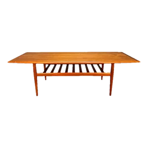 Vintage Danish Mid-Century Modern Teak Coffee Table by Grete Jalk