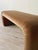 Champagne 1980s Waterfall Bench in Champagne Cut Mohair For Sale - Image 8 of 10
