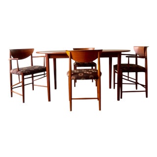 Peter Hvidt Mid Century Modern Dining Set For Sale