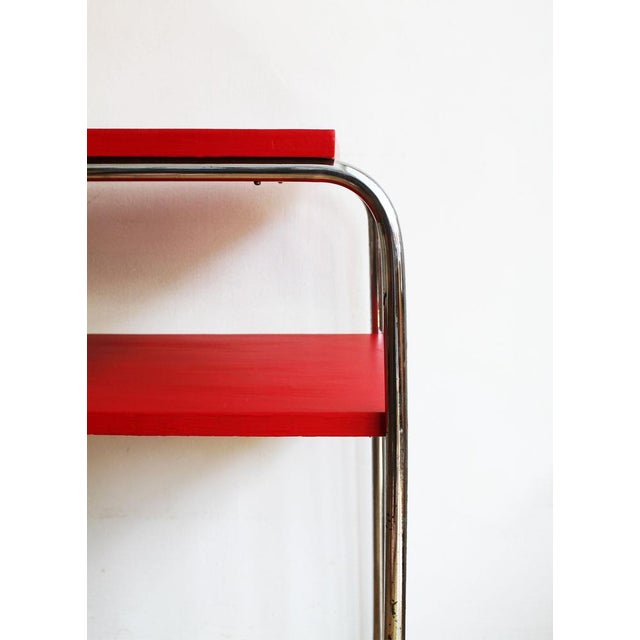 Modernist Tubular Side Table Model R 7 attributed to Slezak, 1930s For Sale - Image 11 of 15