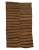 1960s Vintage Brown Striped Turkish Wool Kilim Rug- 5′8″ × 10′1″ For Sale