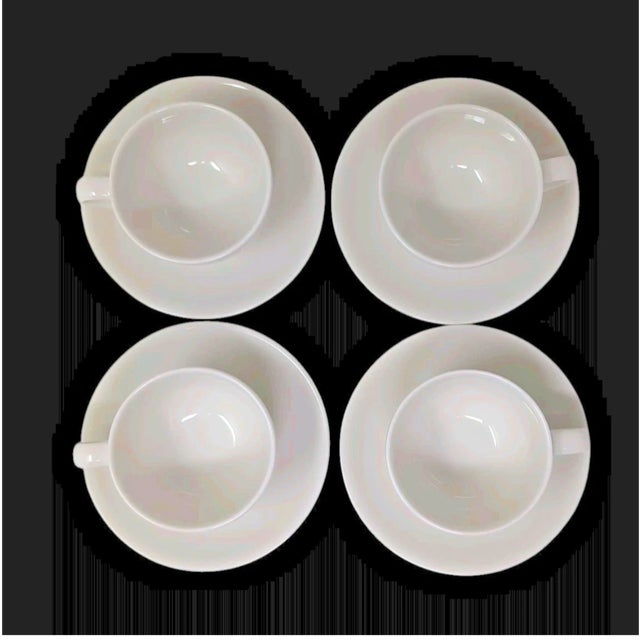 Ceramic Arabia Finland 24h Cups Saucers Demitasse Espresso Turkish Coffee Scandi Set of 4 - 8 pcs For Sale - Image 7 of 11
