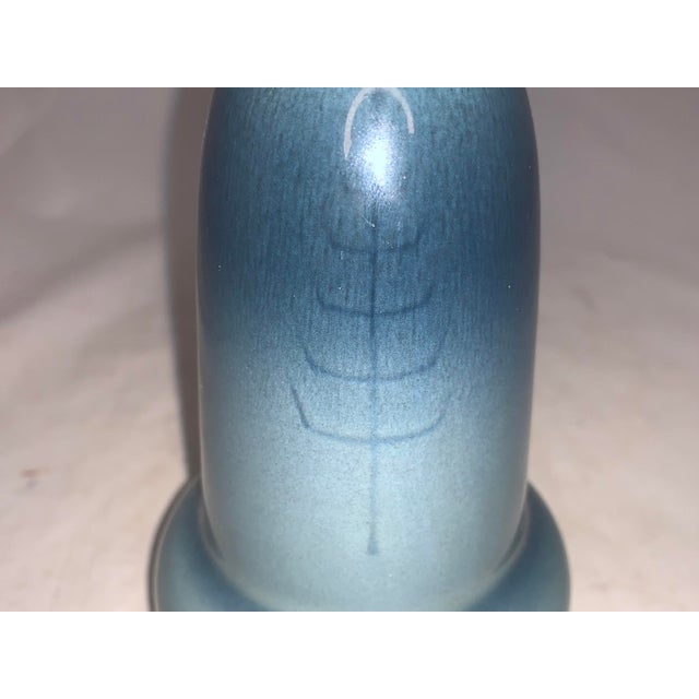 Mid Century Modern Glazed Ceramic Vase signed Sigmier for your consideration. The vase measures approx. 5 1/2 inches tall...