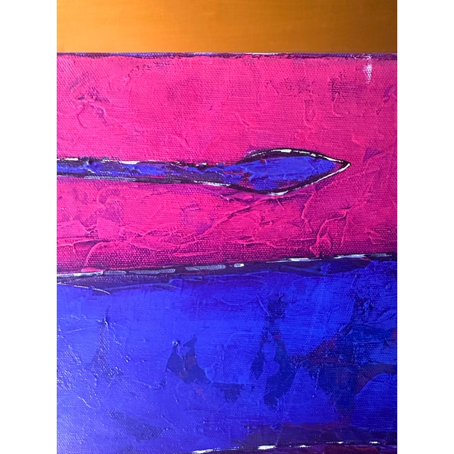 Textile Large Contemporary Painting by Efron Medina, “Bullfighting”. For Sale - Image 7 of 12