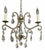 2000 - 2009 Dennis and Leen Formations Powder Room French Crystal Chandelier For Sale - Image 5 of 6