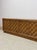 Brown Drexel Collage MCM Low Console Lattice Door Faces Vintage Credenza Finished Back For Sale - Image 8 of 16
