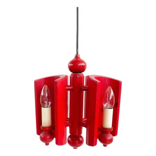 Scandinavian Modern Pendant Light from Vitrika, 1970s For Sale