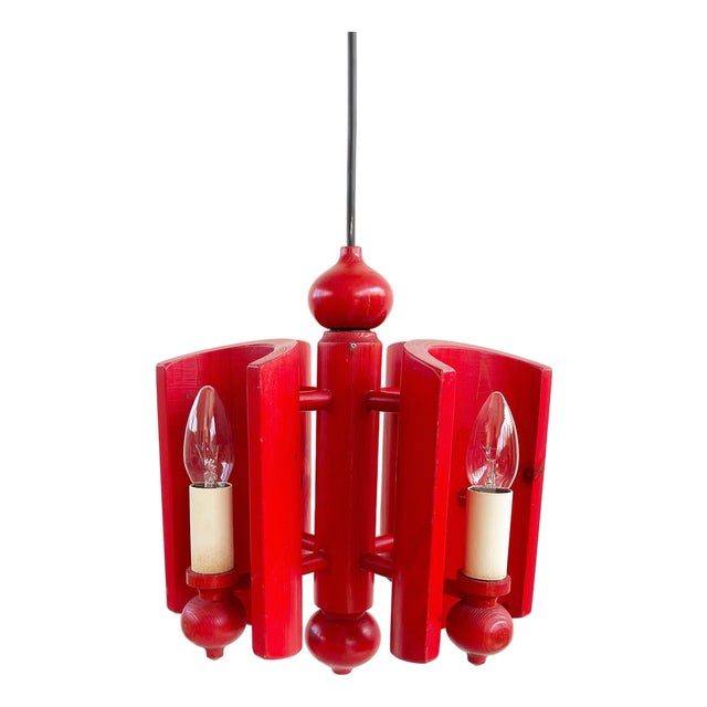 Scandinavian Modern Pendant Light from Vitrika, 1970s For Sale