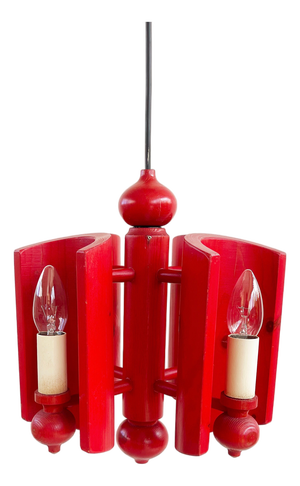 Scandinavian Modern Pendant Light from Vitrika, 1970s