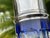 Blue Baccarat Cobalt Cut-to-Clear Crystal and 950 Silver Liqueur Set, 1910, Set of 7 For Sale - Image 8 of 16