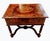 Brown Antique William and Mary Oyster Waln Table With Intricate Marquetry Inlay For Sale - Image 8 of 13
