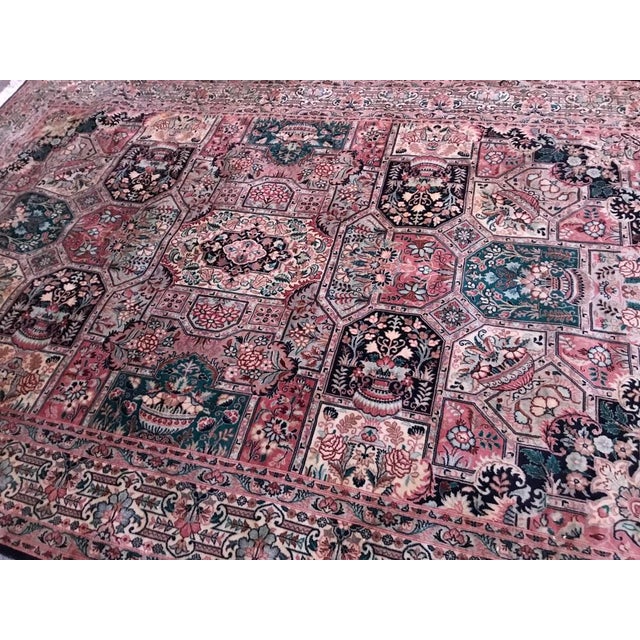 Vintage Indian Punjab Rug, 1980s For Sale - Image 6 of 17