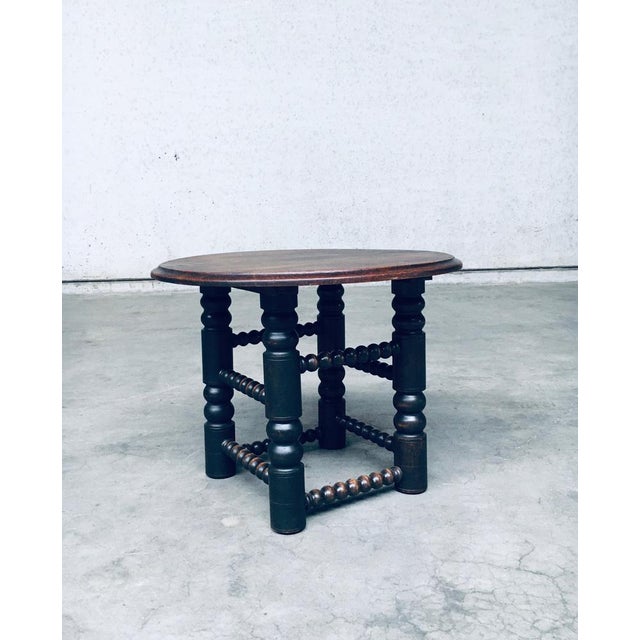 French Modernist Side Table in the style of Charles Dudouyt, France, 1930s For Sale - Image 14 of 17