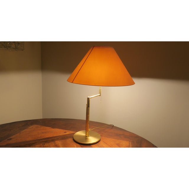 Italian Multi-Adjustable Brass Table Lamp from Relux Milano, 1970s For Sale - Image 12 of 13