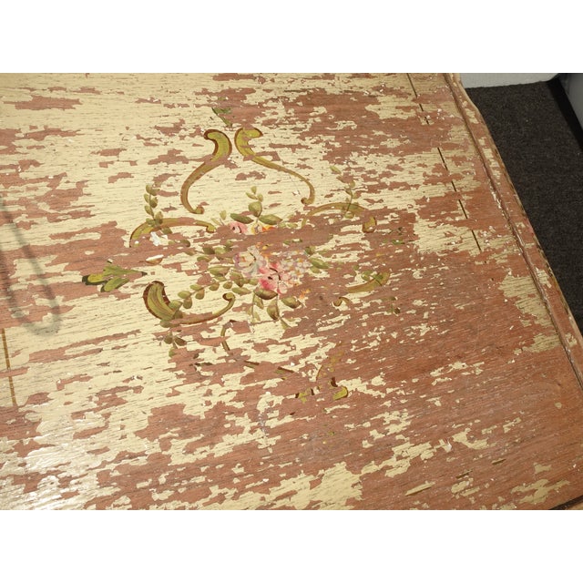 Vintage Rustic French Provincial End Table - Side Table For Sale - Image 9 of 12