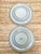 18th Century Pair 18th-Century Chinese Export Pseudo Tobacco Leaf Soup Plates For Sale - Image 5 of 9