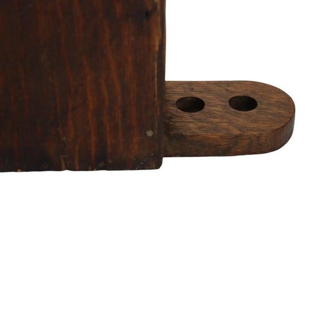 Wood Antique Oak Display Rack C1910 For Sale - Image 7 of 7
