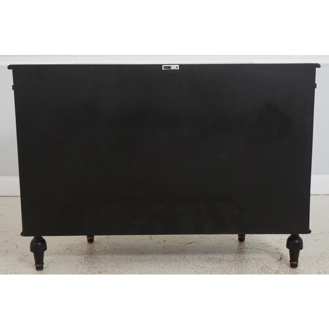 Ardley Hall Ebony & Gold Grill Front Console Cabinet For Sale - Image 17 of 18
