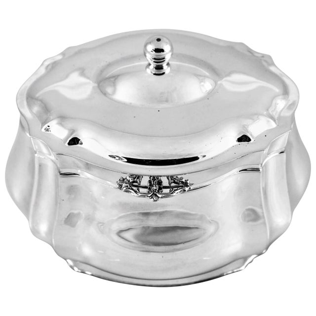 Metal Sterling Etrog Box For Sale - Image 7 of 7