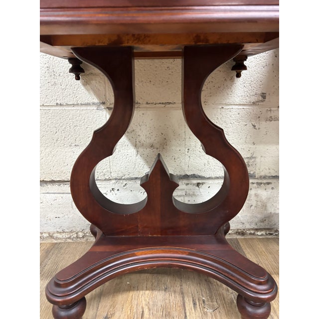 Vintage Lyre Base Nightstands Side Tables End Tables - Pair For Sale - Image 17 of 17