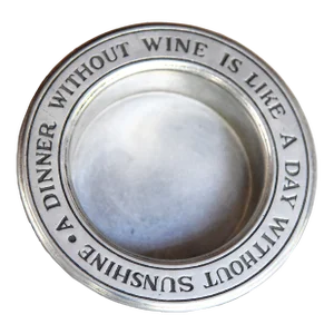 1960s Wilton Armetale Wine Bottle Coaster