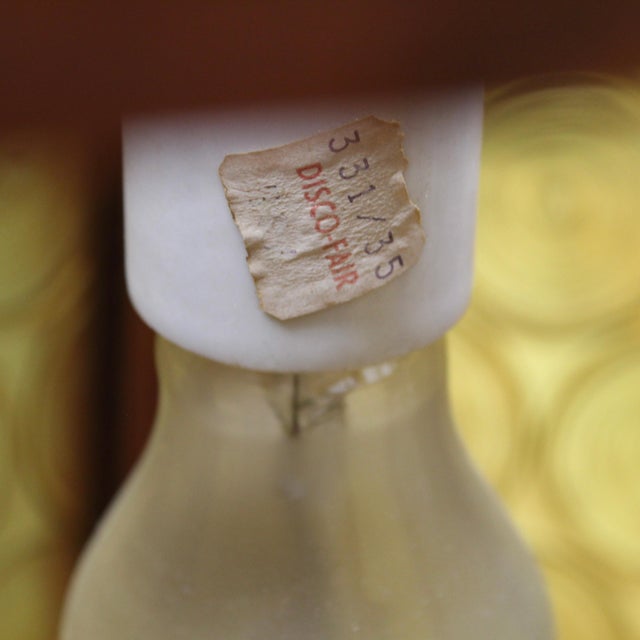 Mid-Century Modern 1970s Extra Large Amber Pendant Light For Sale - Image 3 of 10