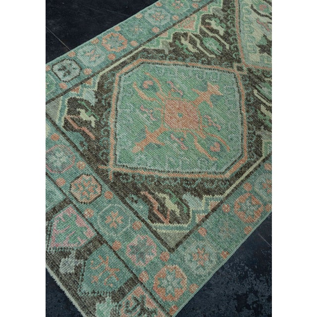 Turkish Turkish Oushak Rug 2'1" x 19'11" #20089 For Sale - Image 3 of 8