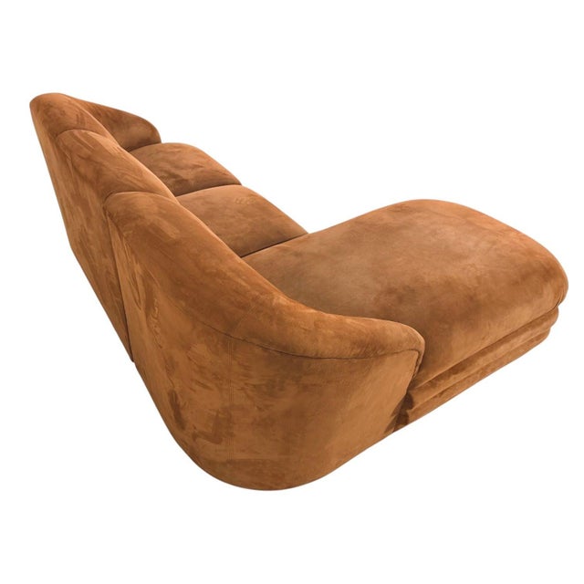 Textile Vladimir Kagan Sofa With Chaise, 1970 For Sale - Image 7 of 9