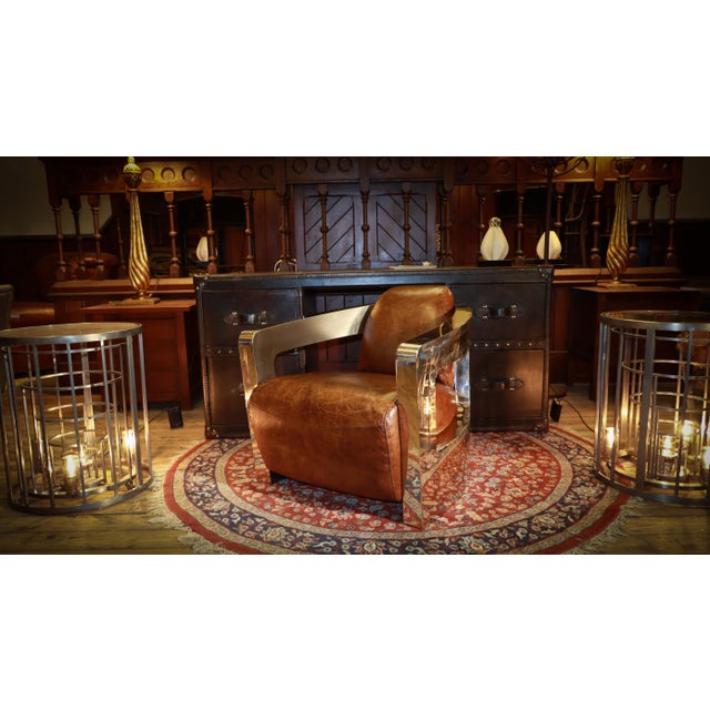 Mars Aviator Rocket Leather Chair by Timothy Oulton, 2010s For Sale - Image 18 of 18