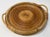 Gabriella Crespi Vintage Round Coiled Rattan Tray For Sale - Image 4 of 8