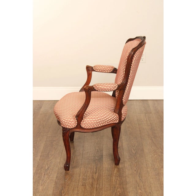 Antique French Louis XV Style Fauteuil Armchairs - A Pair For Sale - Image 11 of 12